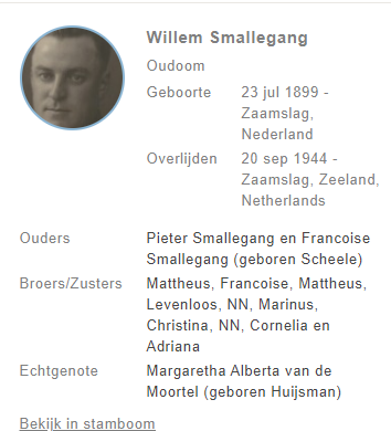 willemsmallegange1944