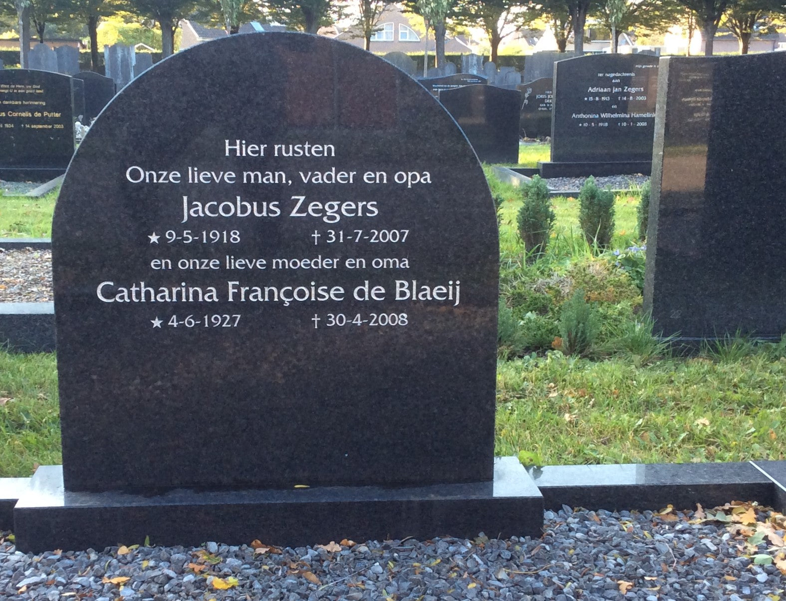 Catharina Françoise Zegers-de Blaeij
