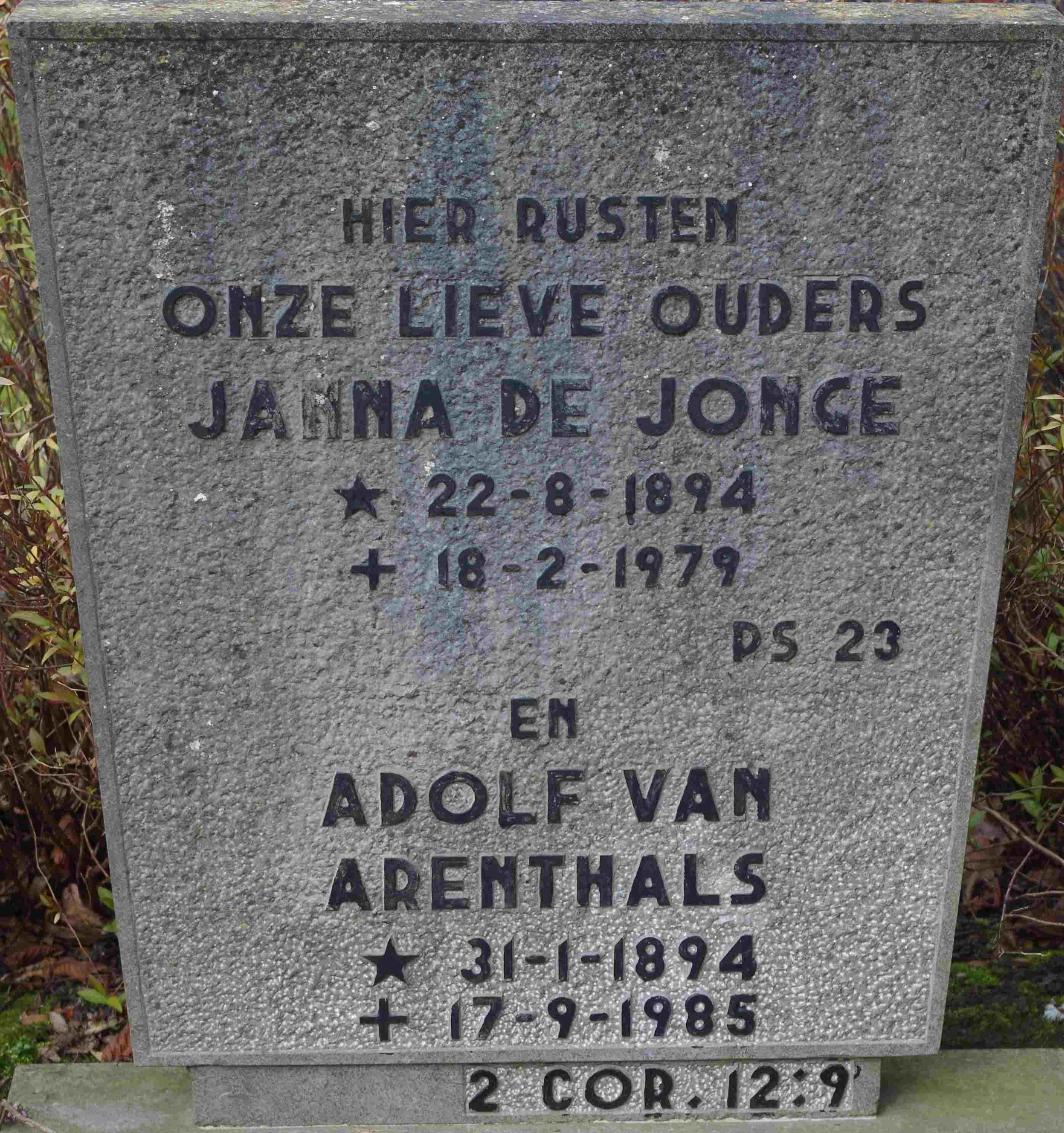 Adolf van Arenthals