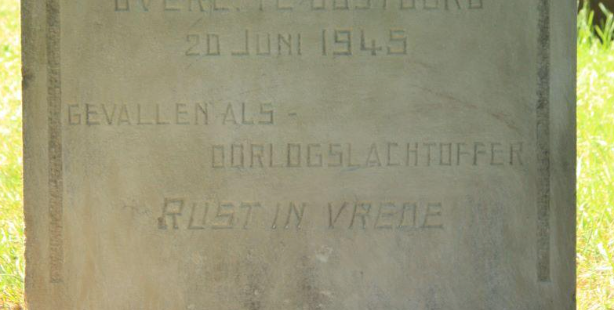 Foto uit het verhaal: François de Ridder, slachtoffer van een mijn